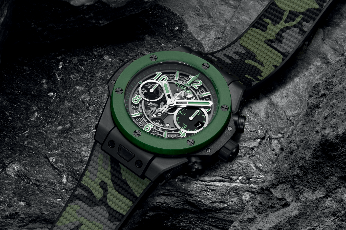 BIG BANG UNICO ALL BLACK GREEN