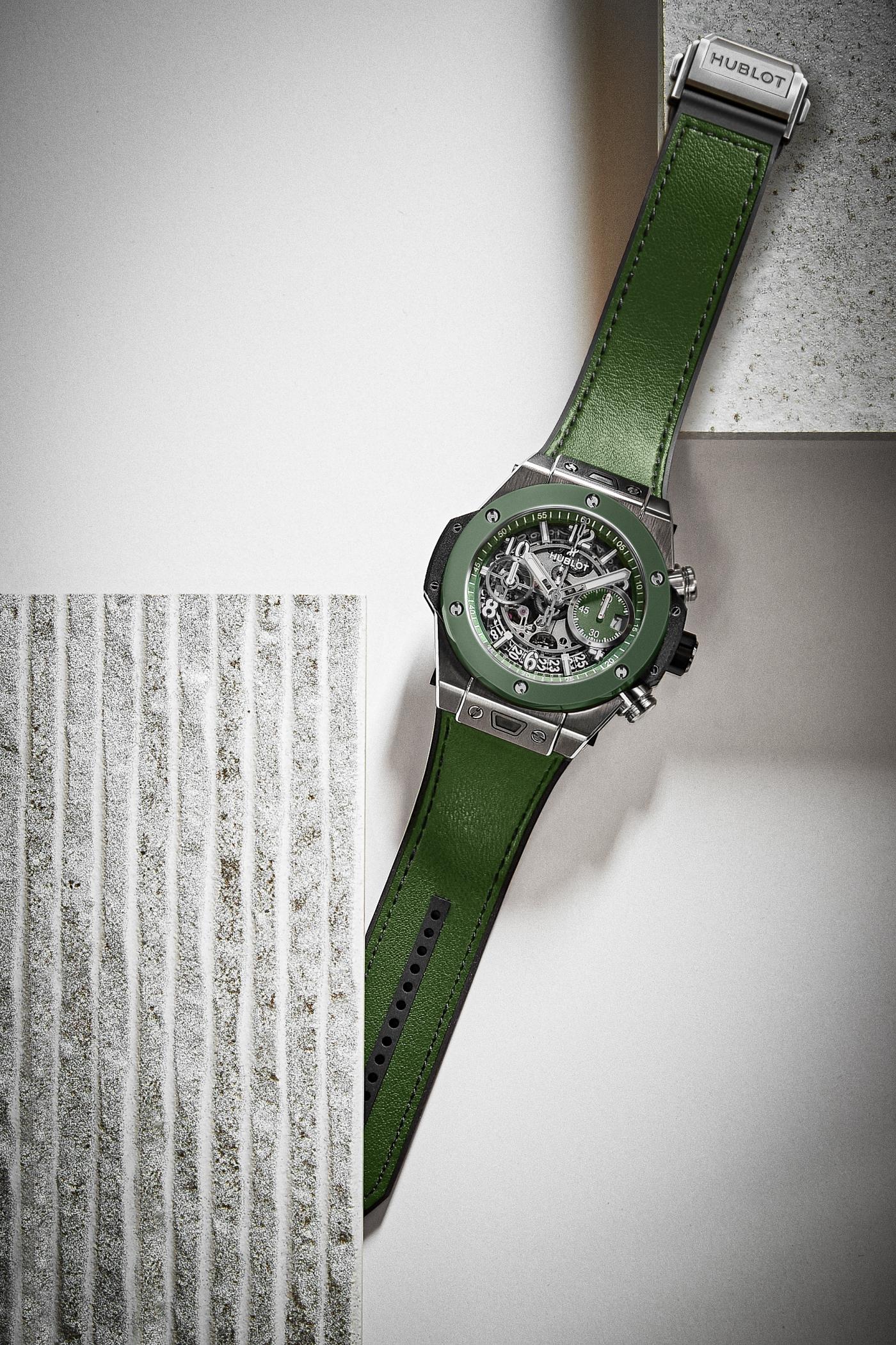Big Bang Unico Titanium Green Ceramic Mexico