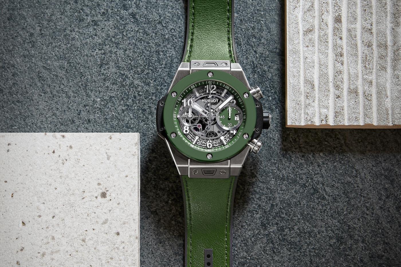 Big Bang Unico Titanium Green Ceramic Mexico