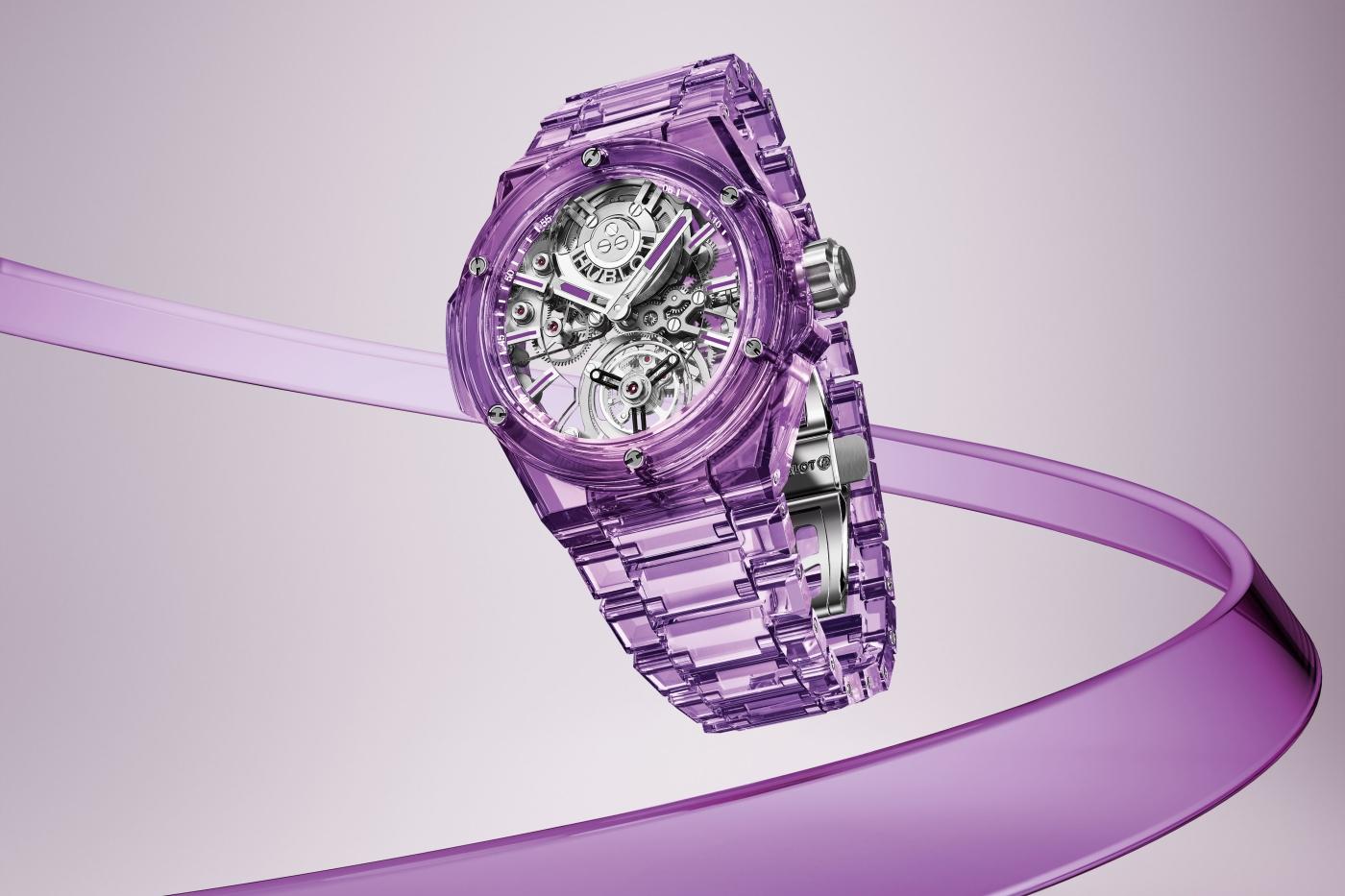 Big Bang Integrated Tourbillon Full Purple Sapphire