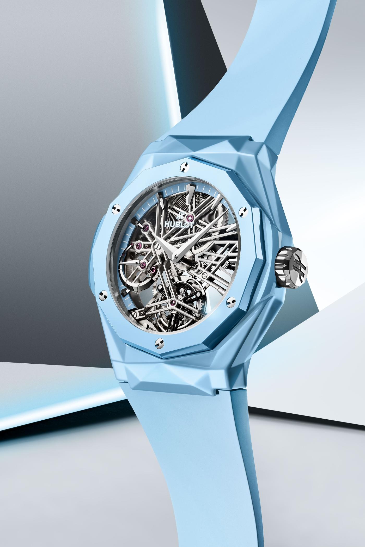 Hublot Classic Fusion Tourbillon Orlinski Sky Blue Lifstyle