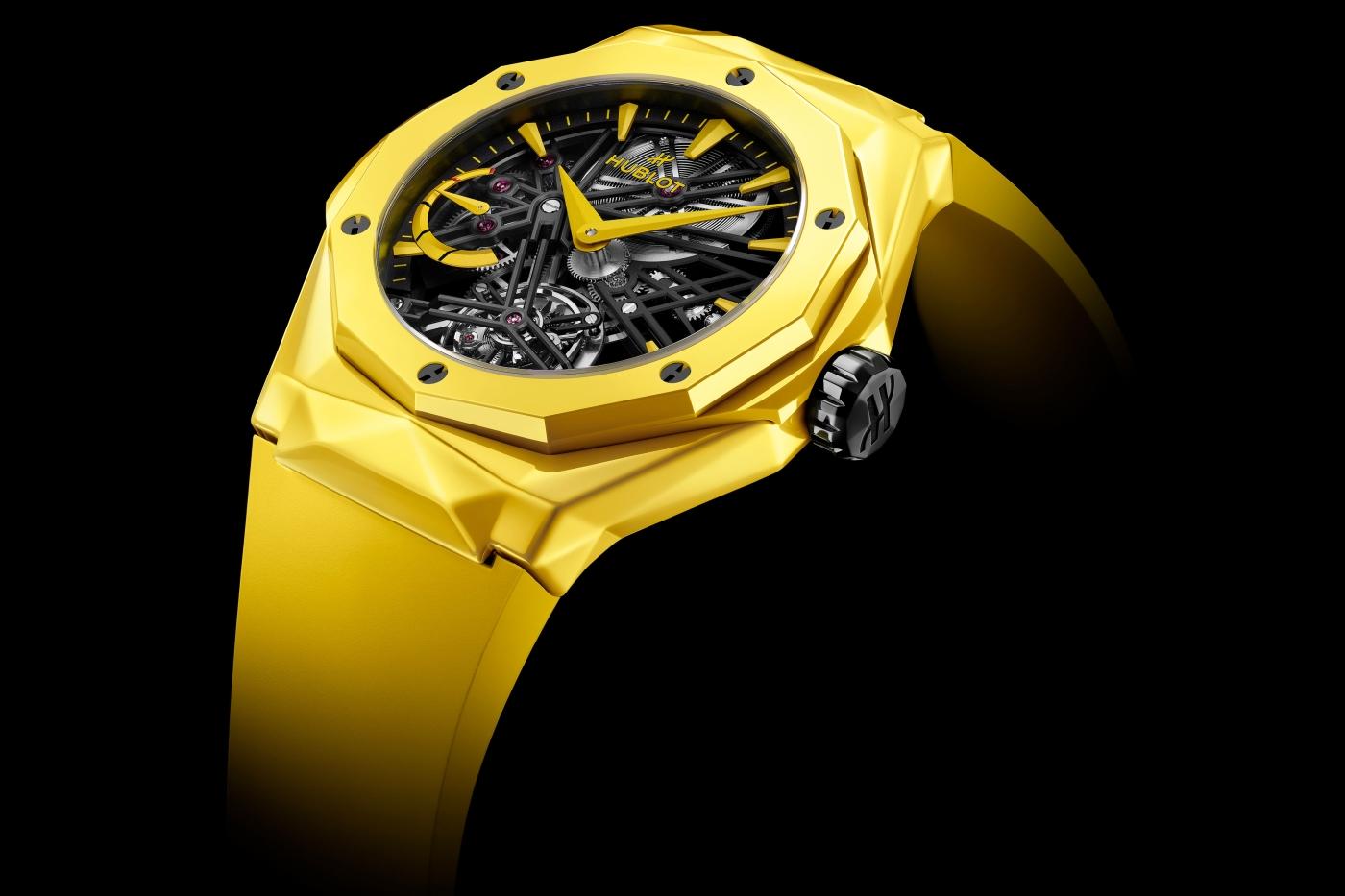 Hublot Classic Fusion Tourbillon Orlinski Yellow Magic PR