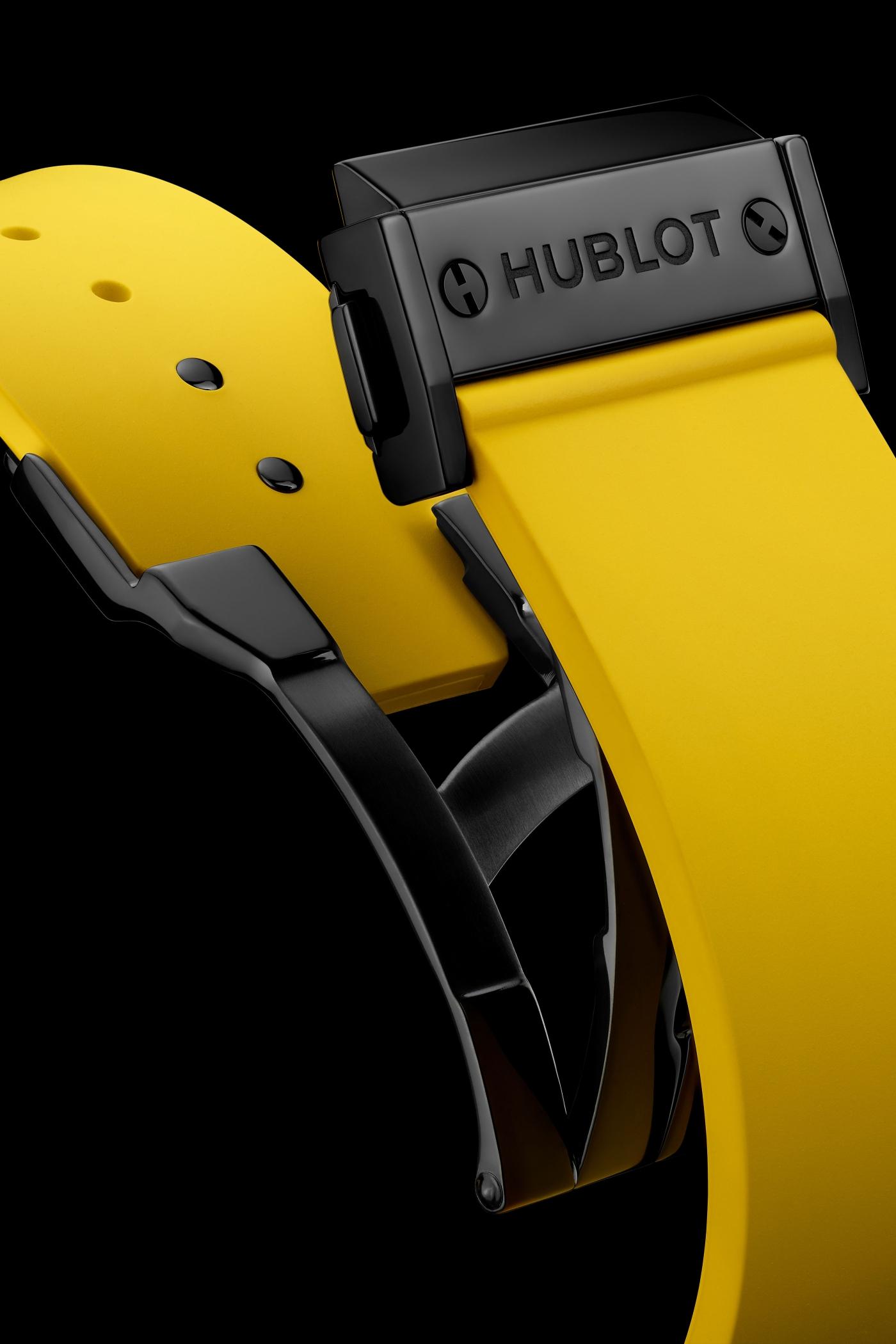 Hublot Classic Fusion Tourbillon Orlinski Yellow Magic Strap