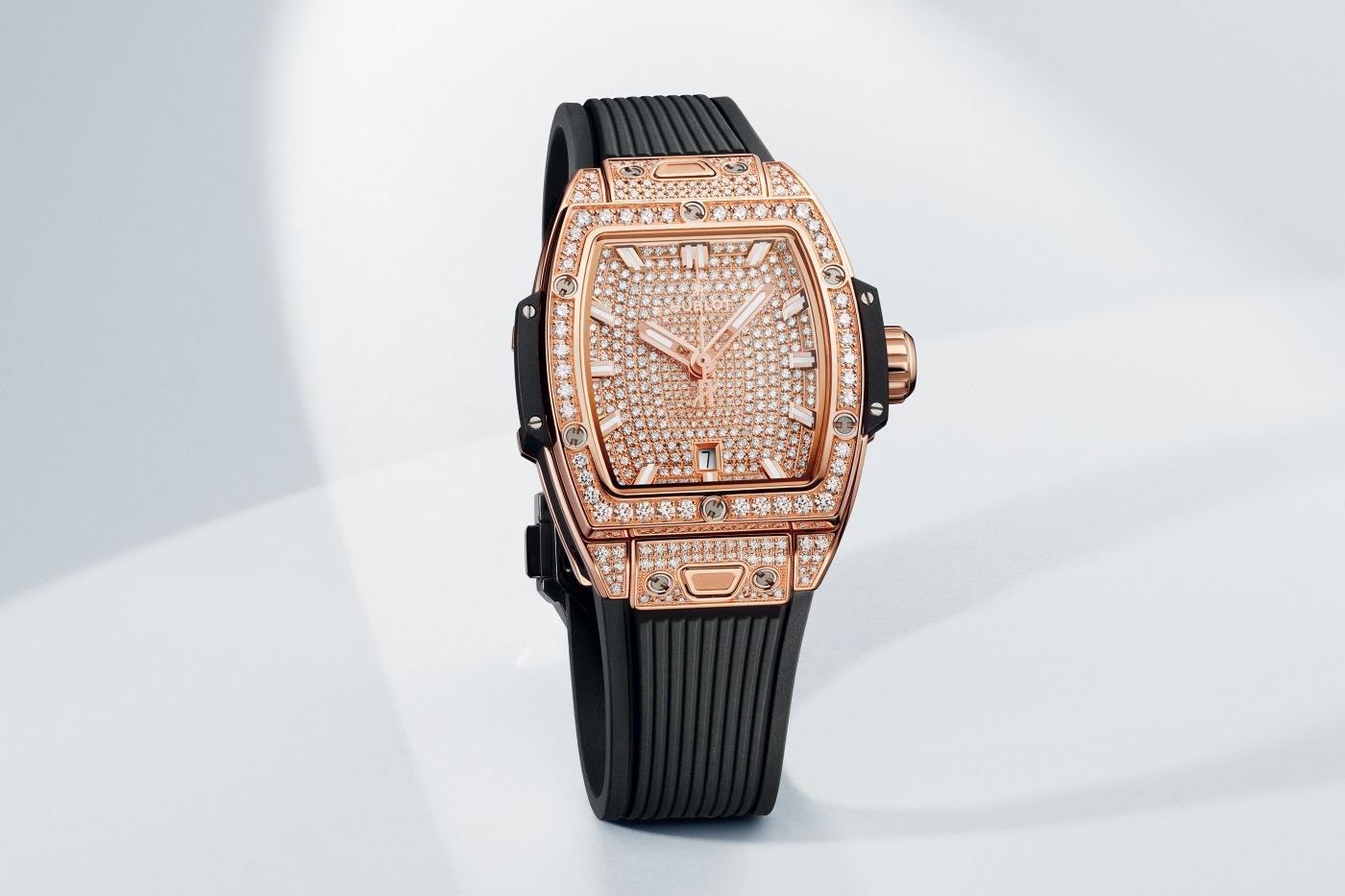 Spirit of Big Bang King Gold Full Pavé 32 mm