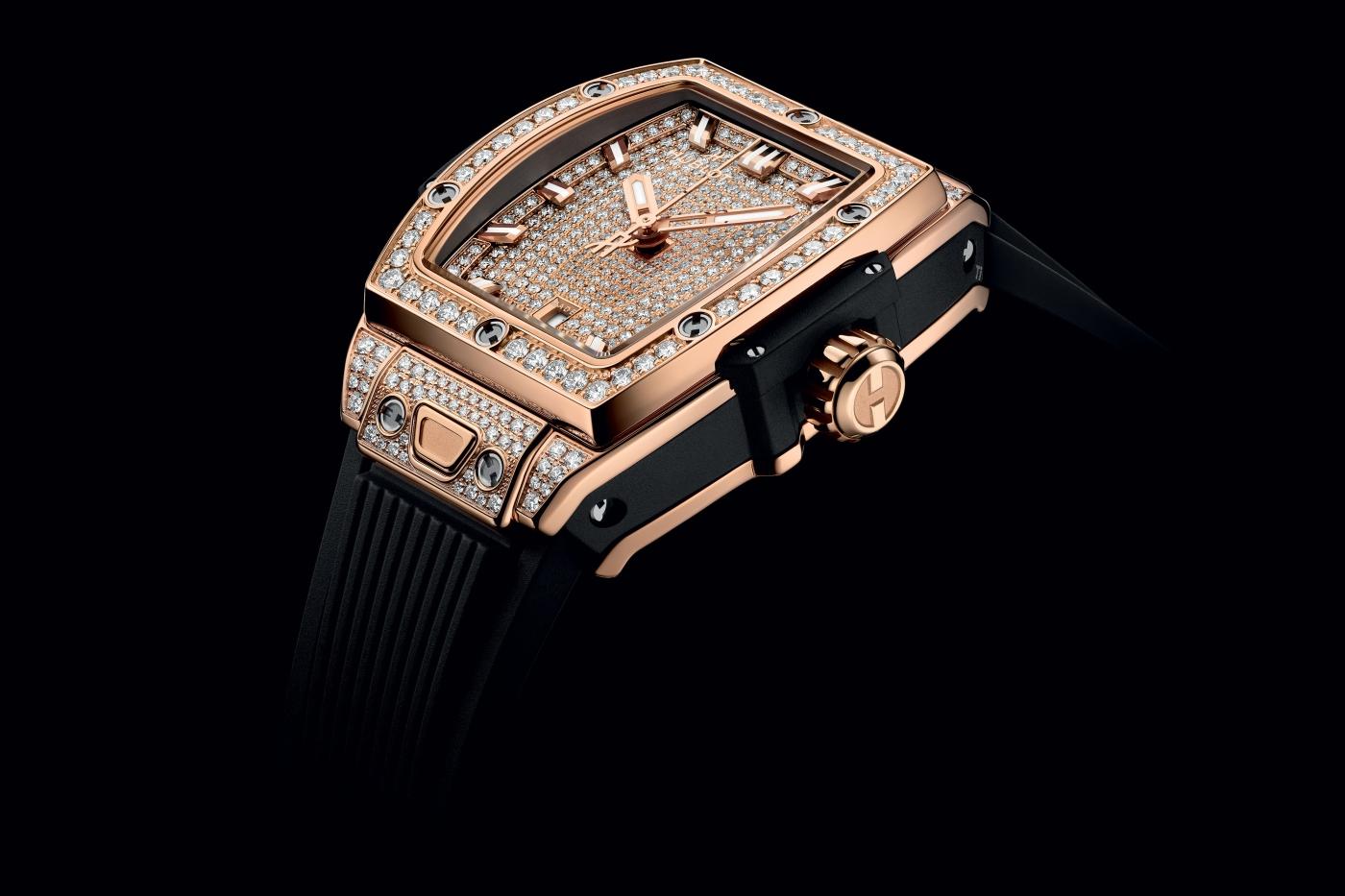 Hublot Spirit of Big Bang King Gold Full Pave PR Shot