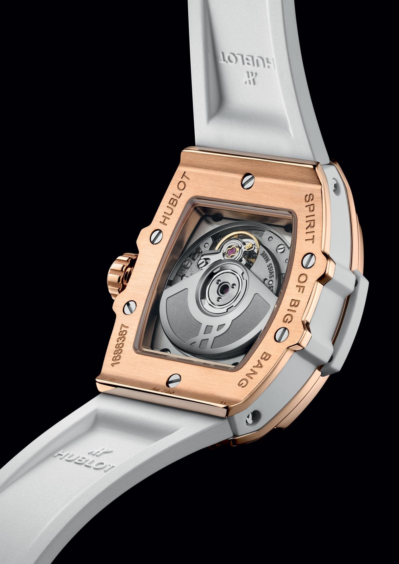 Hublot Spirit of Big Bang King Gold White Full Pave Back
