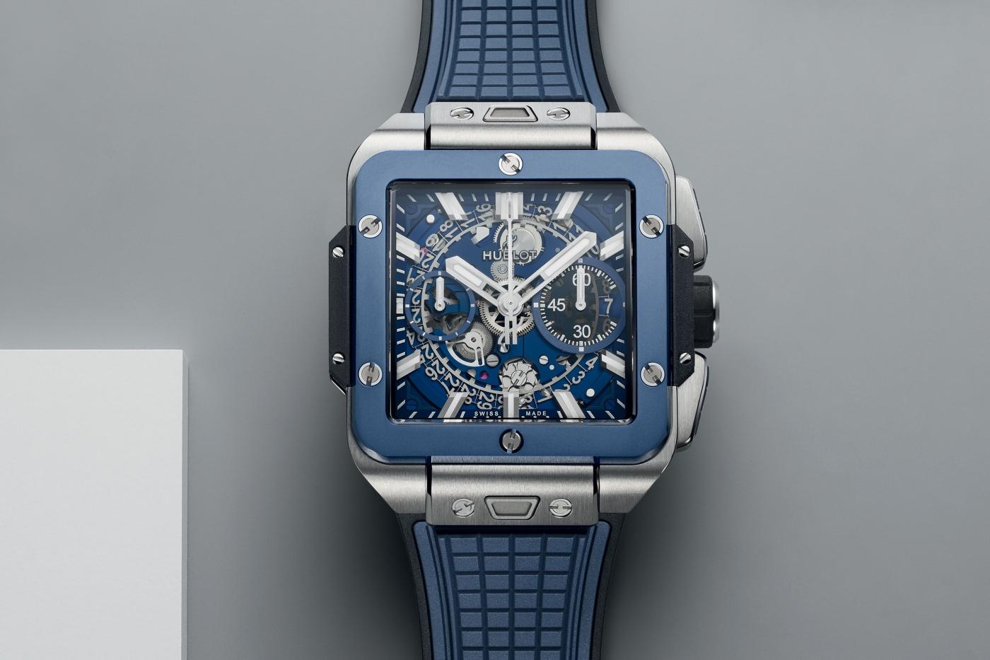 Square Bang Unico Titanium Blue Ceramic 42 mm