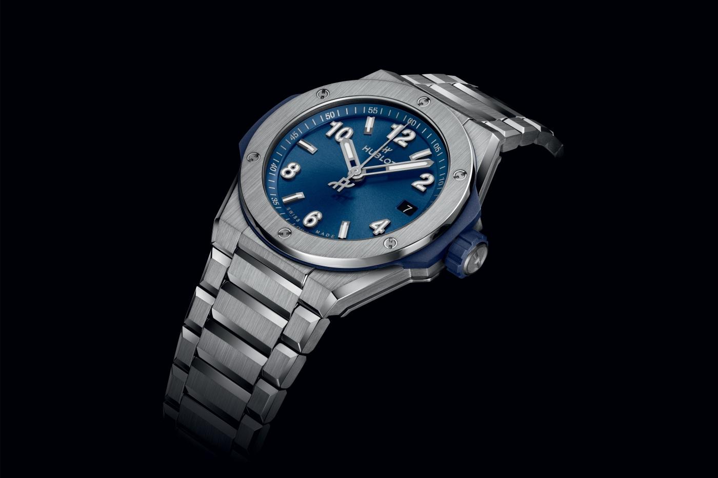 Big Bang Integrated Time Only Titanium Blue 38 mm