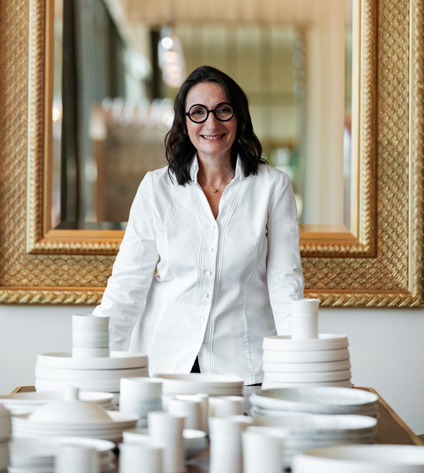 Anne-Sophie Pic standing