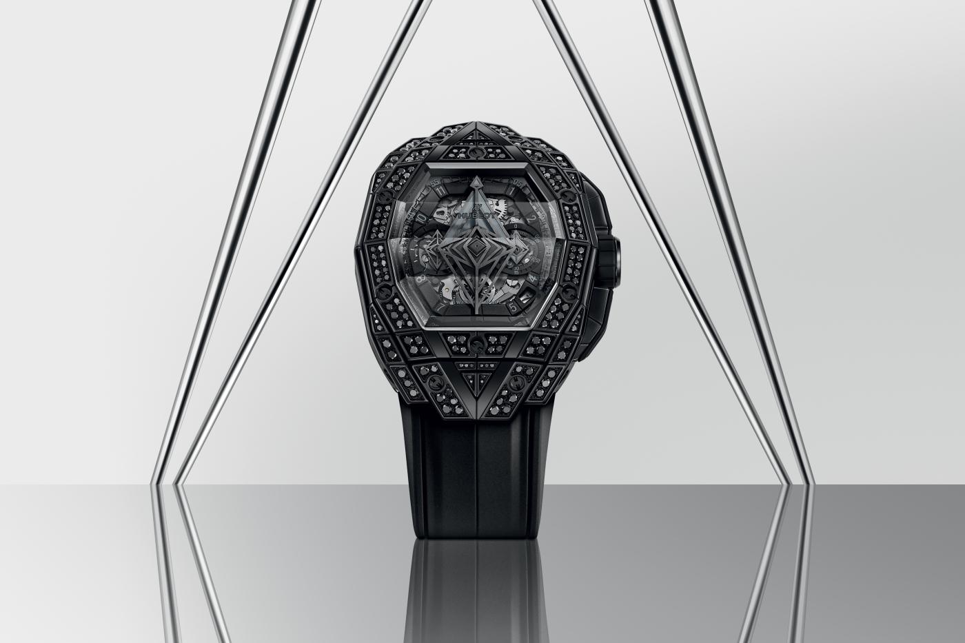 SPIRIT OF BIG BANG SANG BLEU ALL BLACK PAVÉ