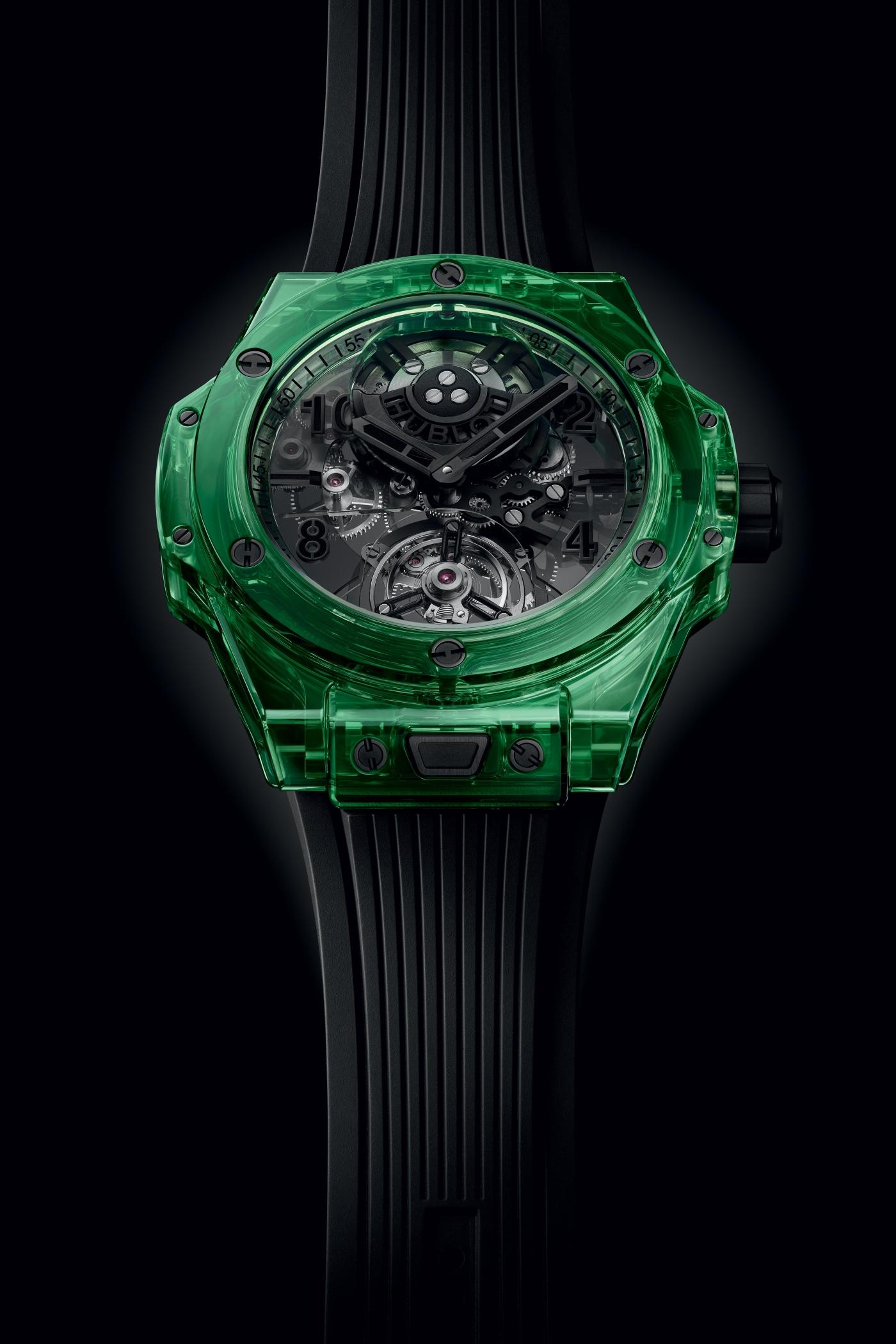 Big Bang Tourbillon Automatic Green Saxem 44 mm