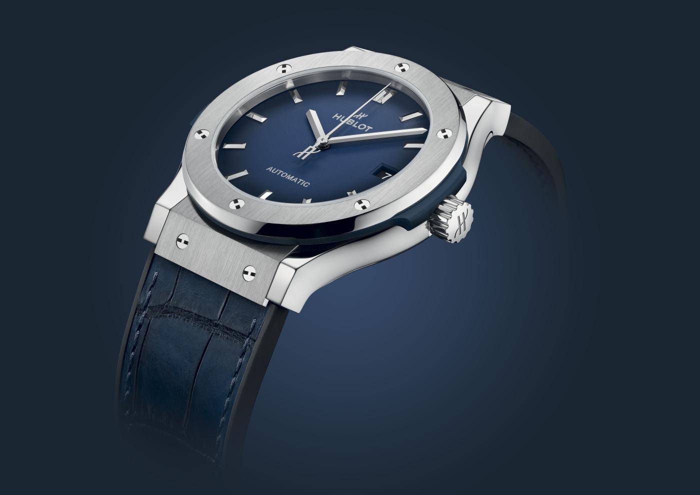 Classic Fusion Titanium Deep Blue 45 mm