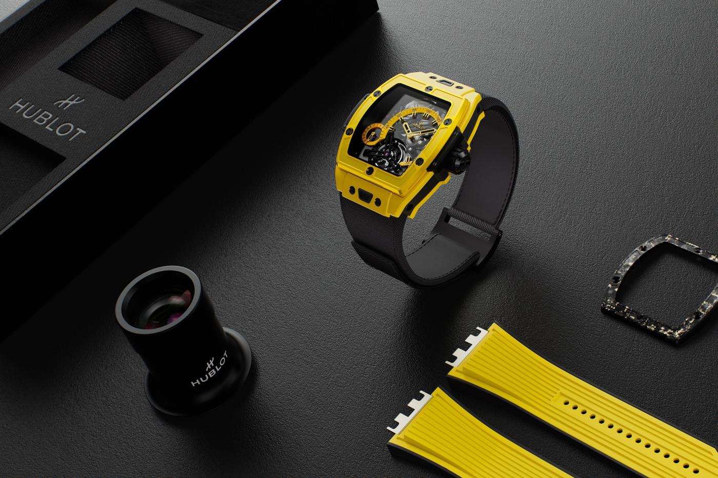  Spirit of Big Bang Tourbillon 5-Day Power Reserve Yellow Magic 42 mm
