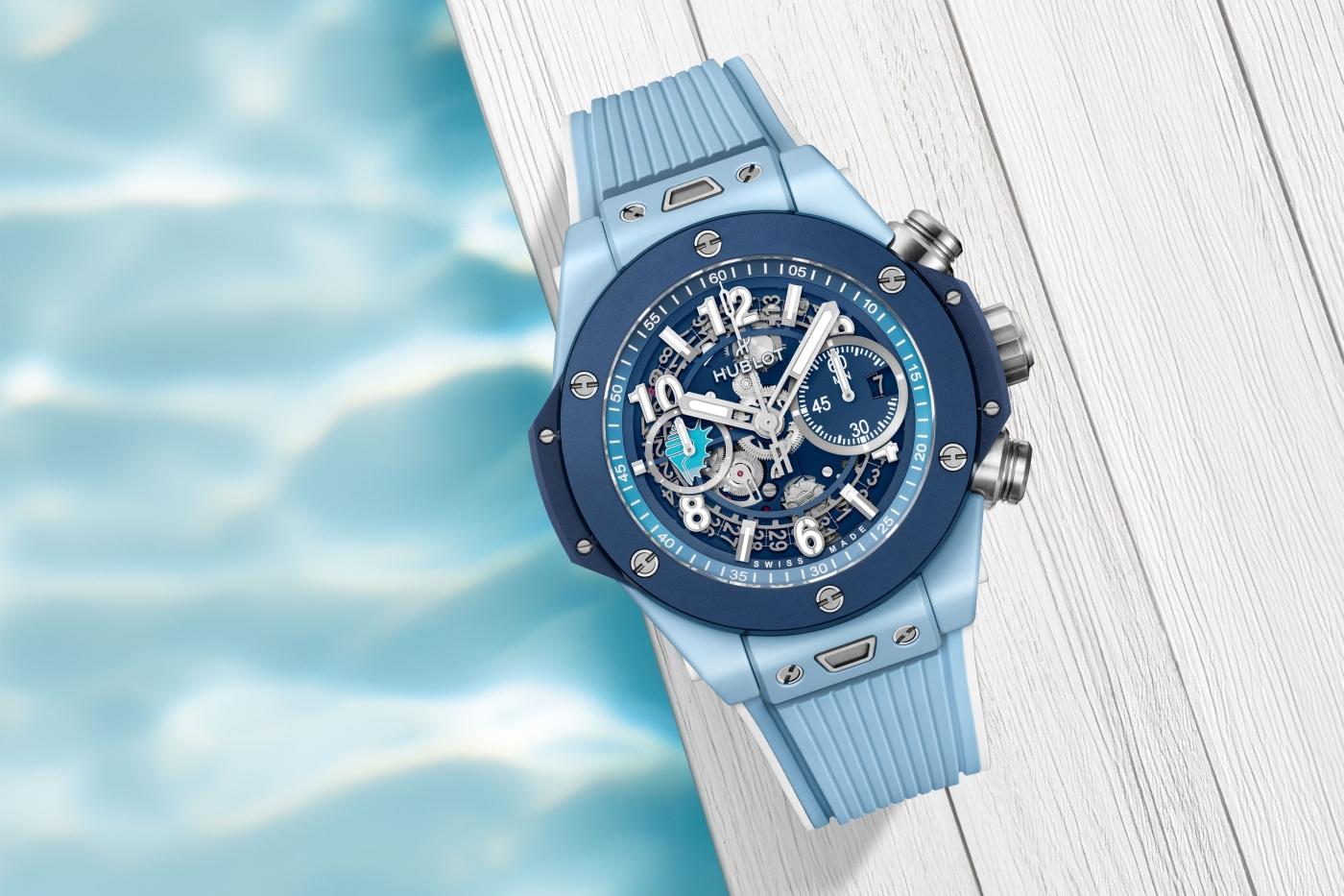 Big Bang Unico Blue Ceramic Caribbean 44 mm