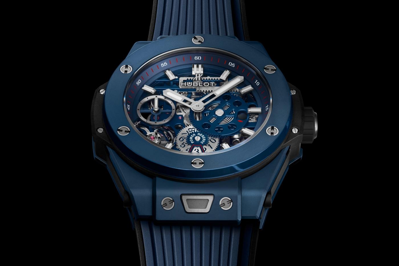 Big Bang MECA-10 Ceramic Blue 45 mm, bottom view