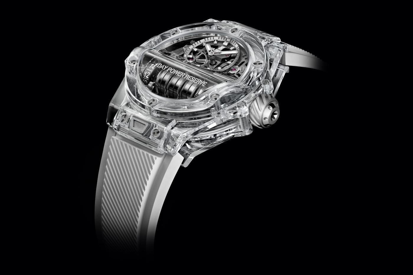 Big Bang MP-11 Power Reserve 14 Days Sapphire 45 mm, side view