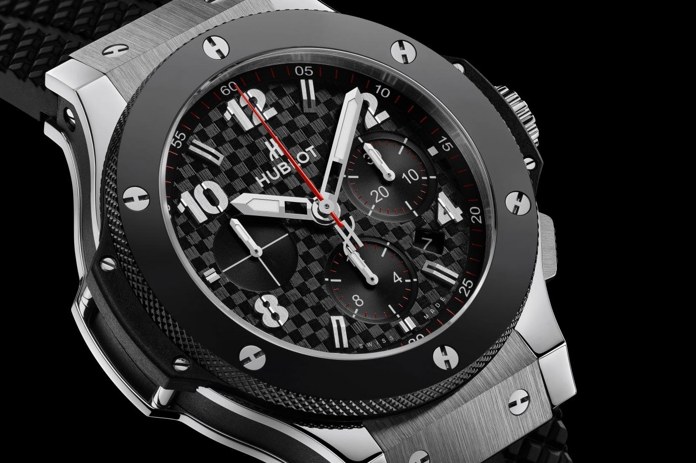 Big Bang Original Steel Ceramic 44 mm, close up
