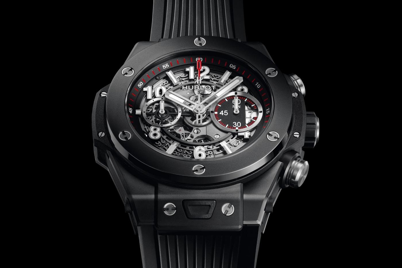 Big Bang Unico Black Magic 45 mm, bottom view