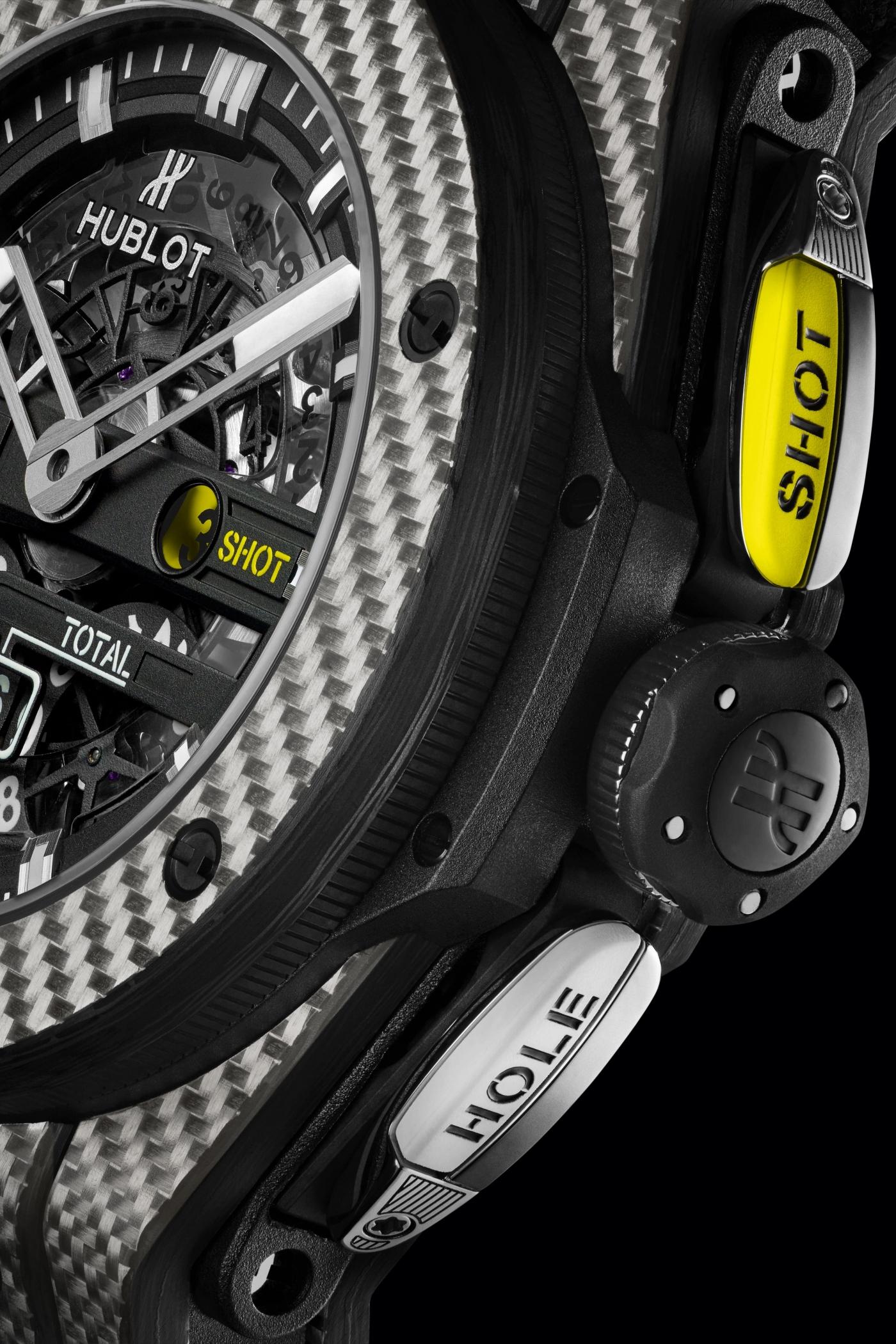 Big Bang Unico Golf 45 mm, close up