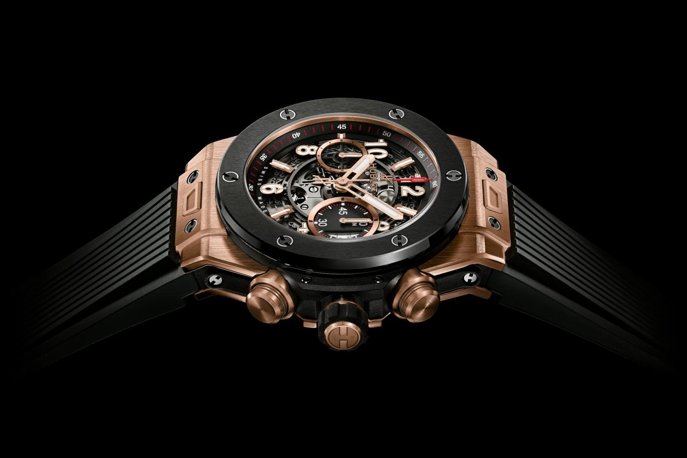 Big Bang Unico King Gold Ceramic 45 mm, bottom view