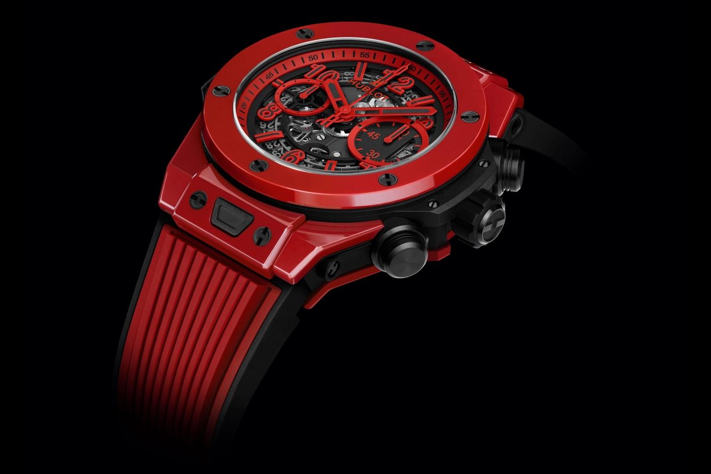 Big Bang Unico Red Magic 45 mm, side view