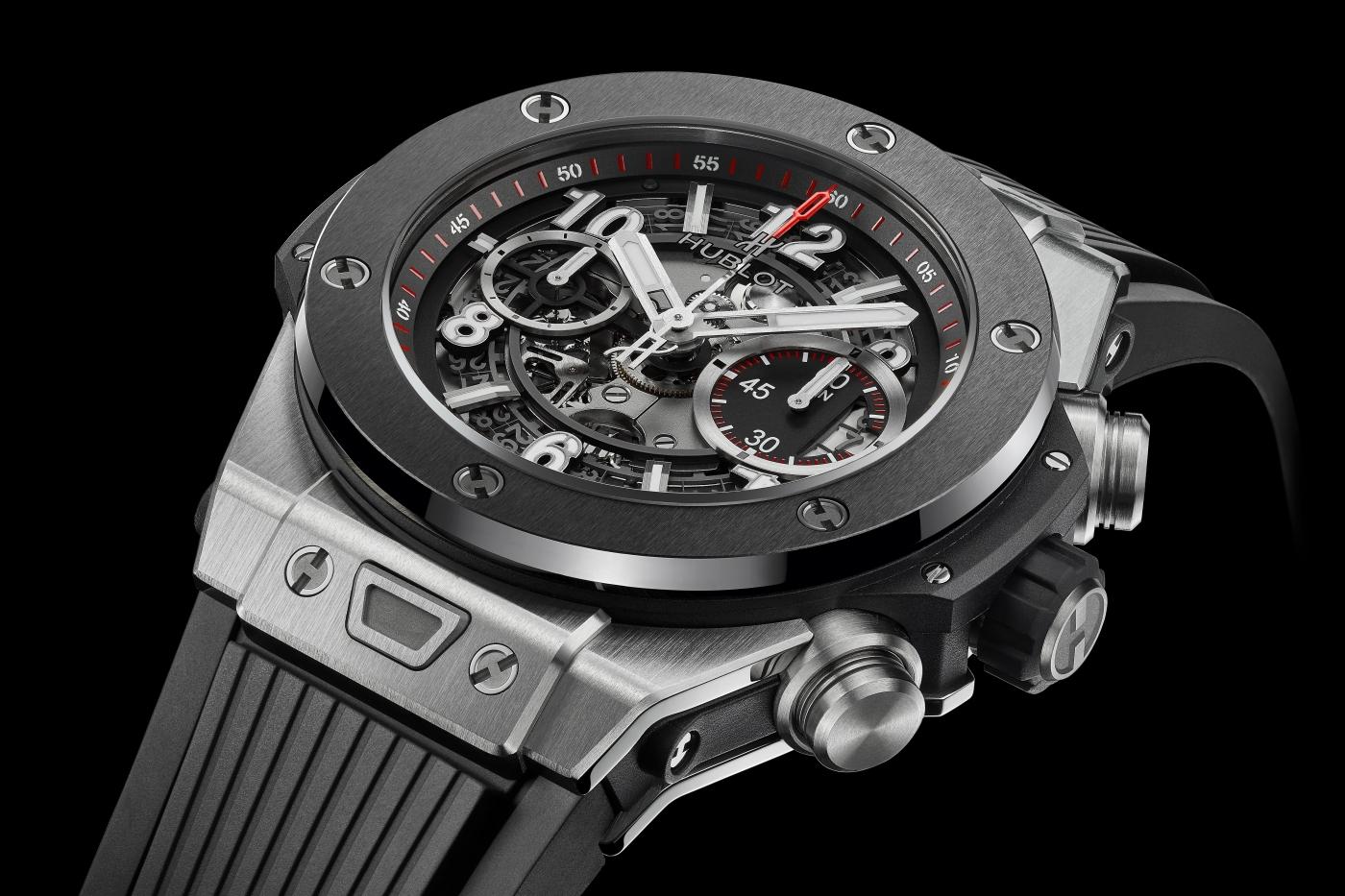 Big Bang Unico Titanium Ceramic 45 mm, close up