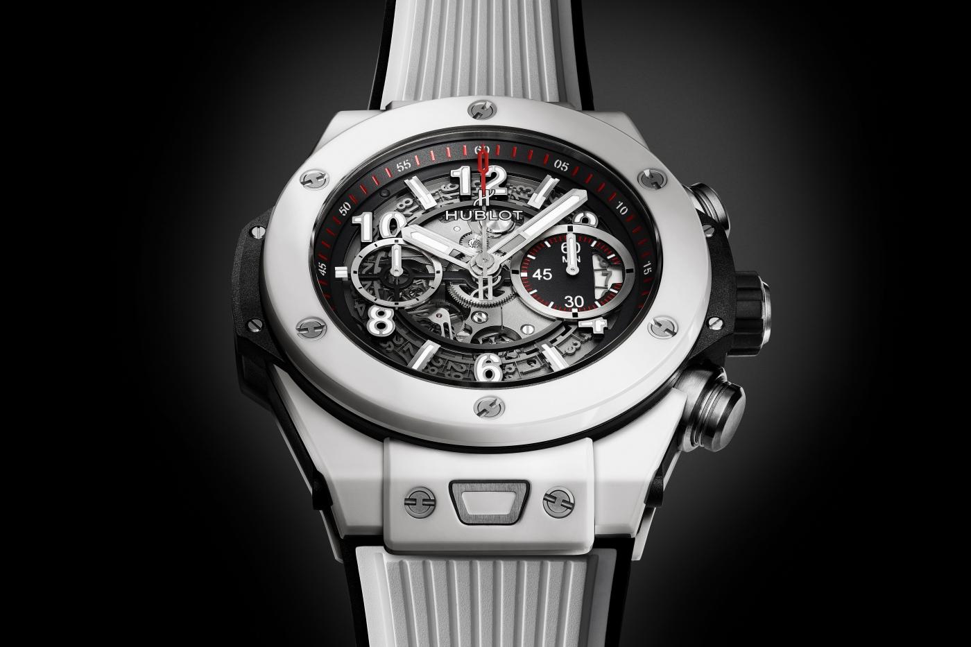 Big Bang Unico White Ceramic 45 mm, bottom view