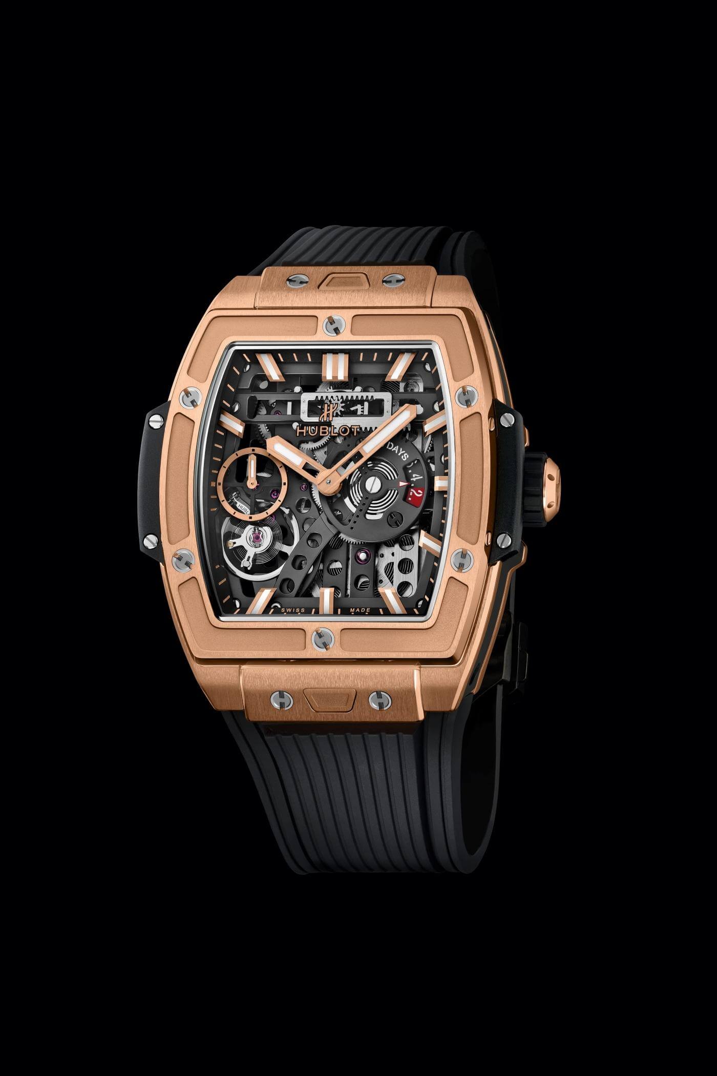 Spirit of Big Bang Meca-10 King Gold 45 mm, side view