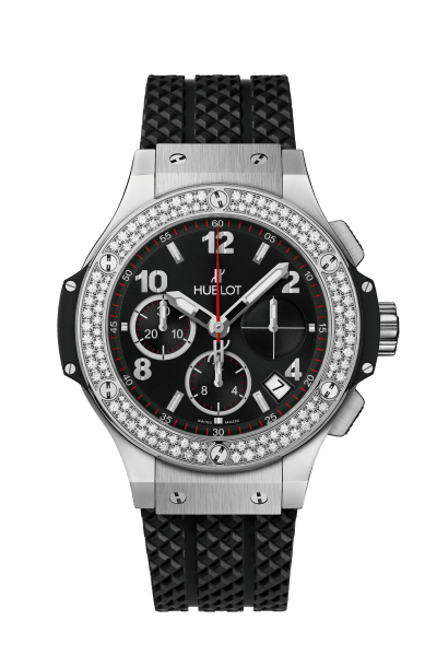 Big Bang Steel Diamonds 41 mm Front Veiw