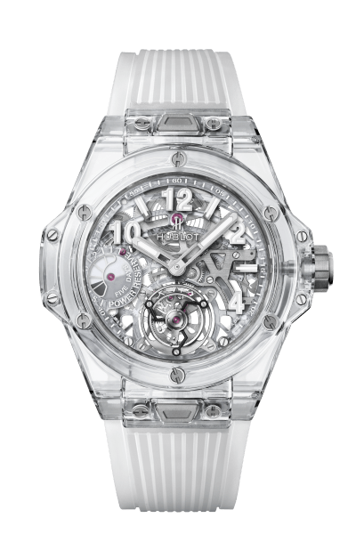 Big Bang Tourbillon Power Reserve 5 days Sapphire 45 mm, front view