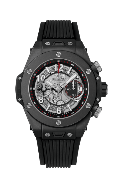Big Bang Unico Black Magic 45 mm, front view