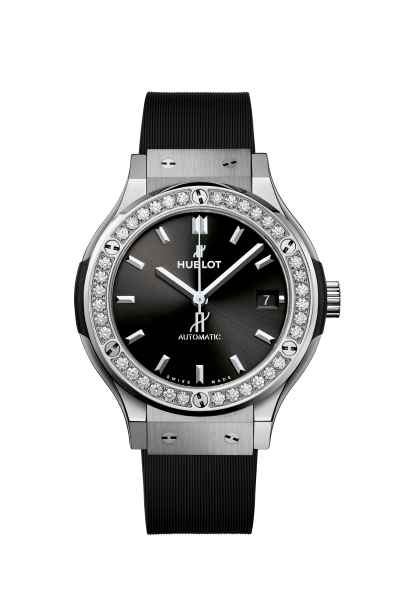 Classic Fusion Titanium Diamonds 38 mm, front view