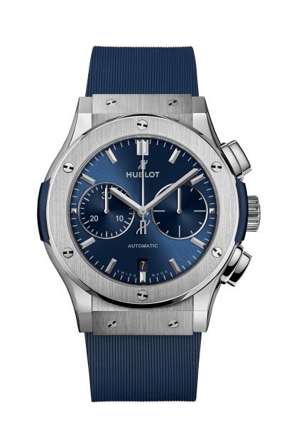 Classic Fusion Chronograph Titanium Blue 45 mm