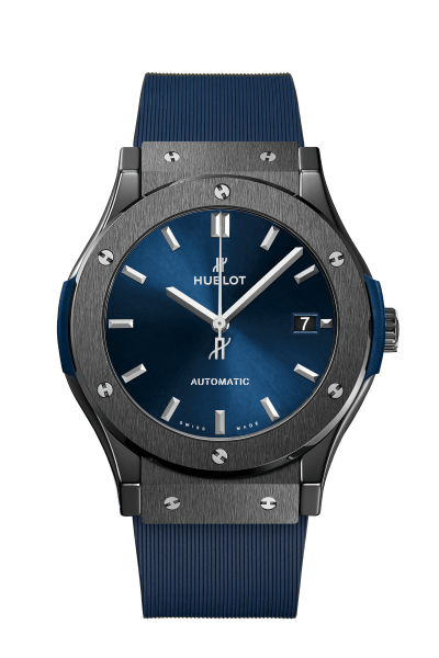 Classic-Fusion-Ceramic-Blue-on-Rubber-45-mm