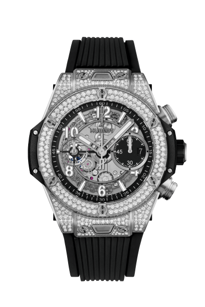 Big Bang Unico Titanium Pavé 42 mm
