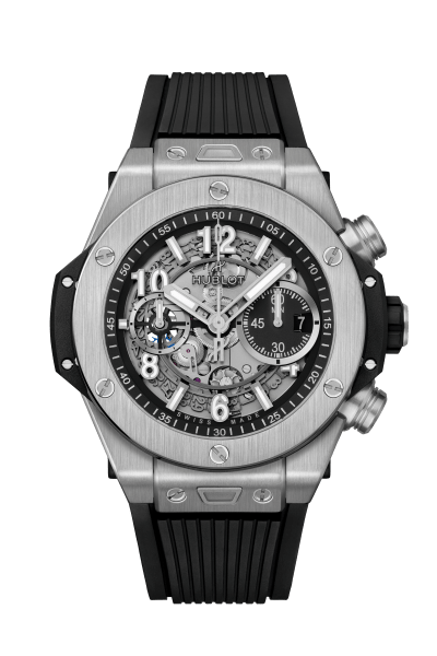 big bang unico titanium 44 mm front view