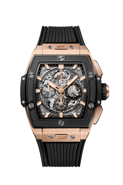 Spirit of Big Bang King Gold Ceramic 42 mm, front view 