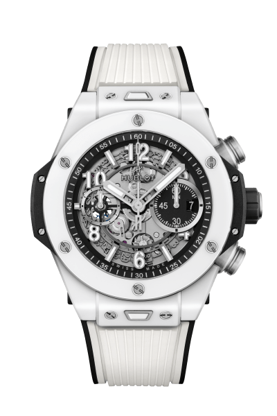 Big Bang Unico White Ceramic 44 mm soldier shot