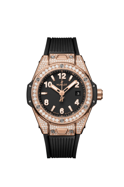 Big Bang One Click King Gold Pavé 33 mm