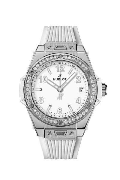 Big Bang One Click Steel White Diamonds 39 mm