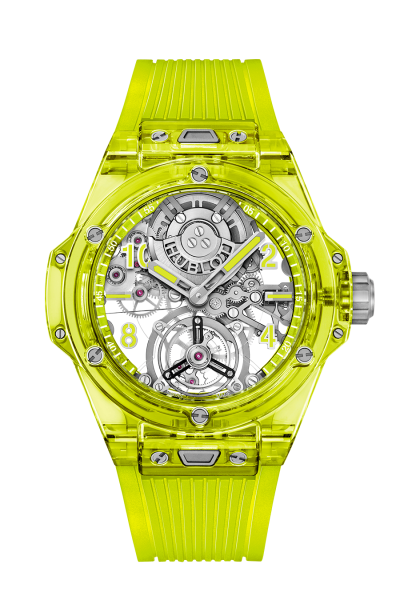 Big Bang Tourbillon Automatic Neon Saxem 44 mm - front view