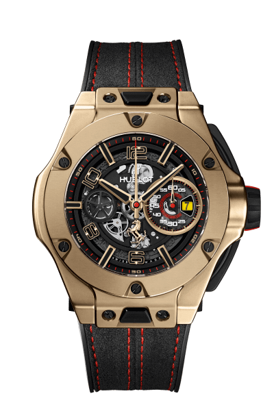 Big Bang Ferrari Unico Magic Gold 45 mm, front view