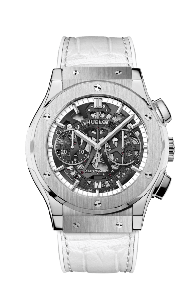Classic Fusion Aerofusion Chronograph All White 45 mm, front view 