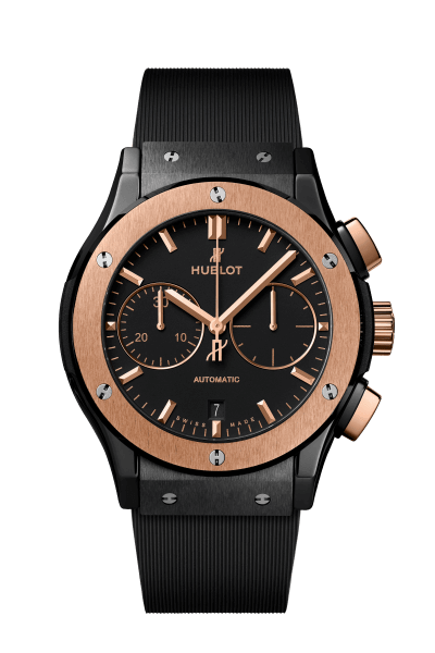 Classic Fusion Chronograph Ceramic King Gold 45 mm, front view 