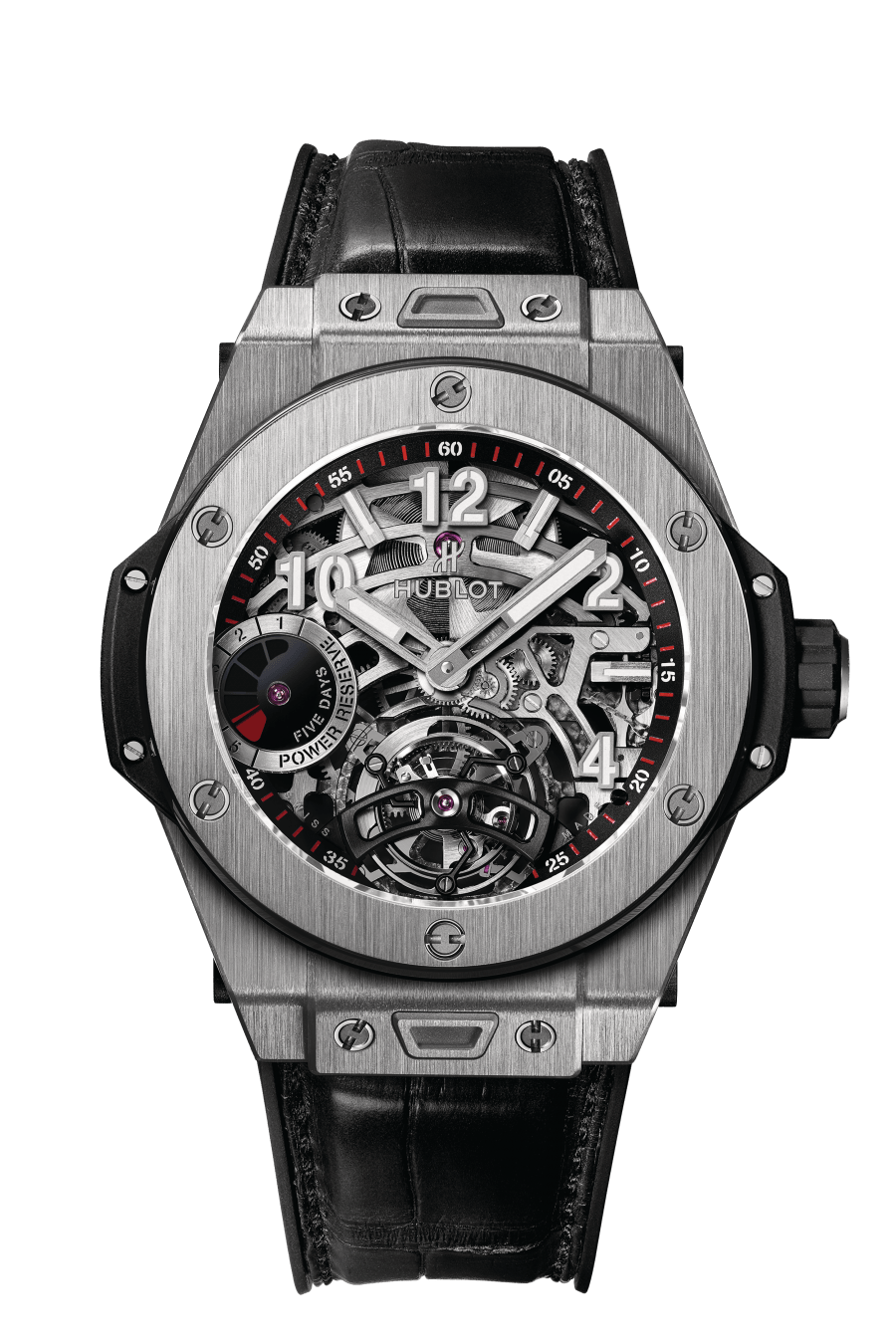 Big Bang Tourbillon Power Reserve 5 days Titanium 45 mm, front view