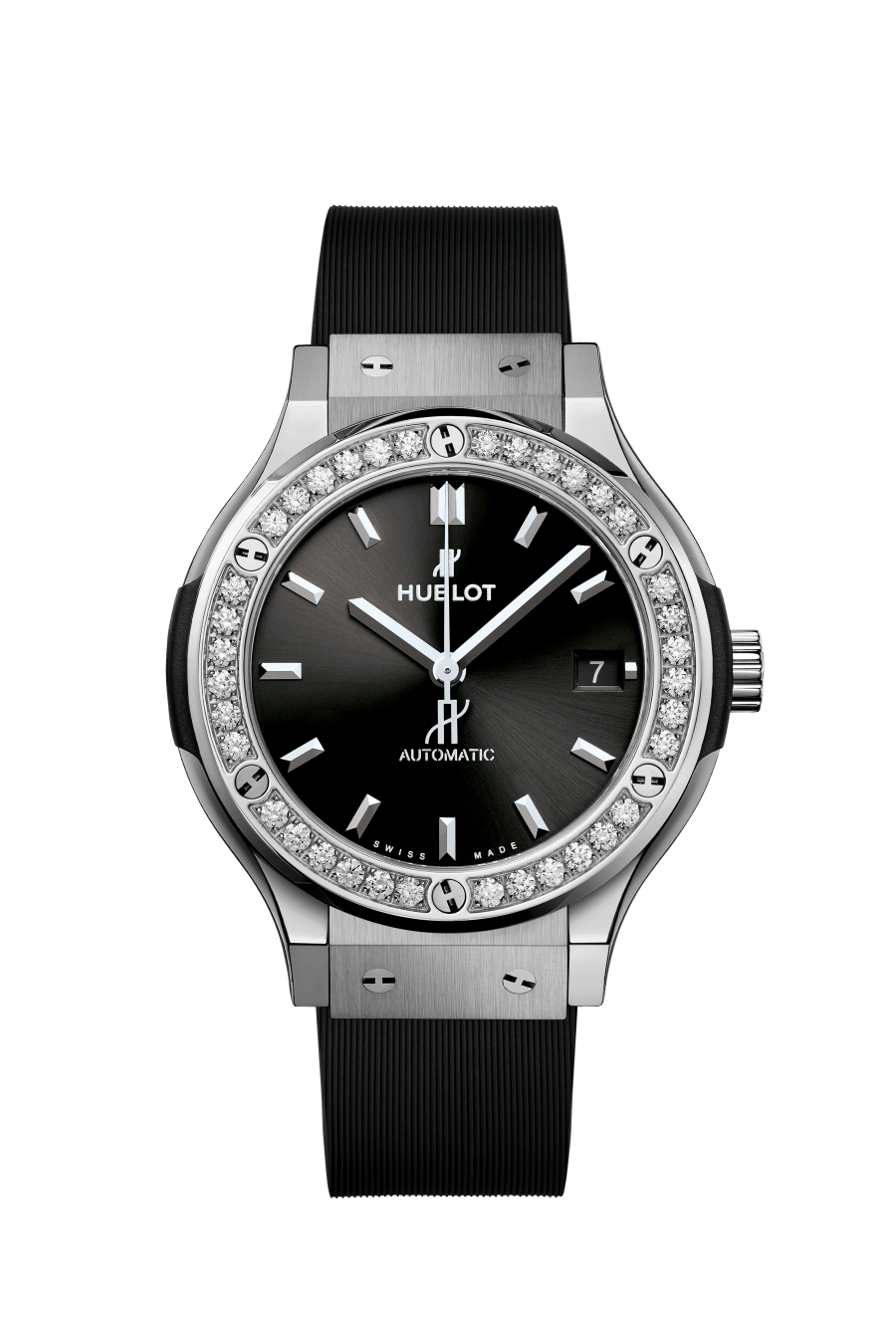 Classic Fusion Titanium Diamonds 38 mm, front view 