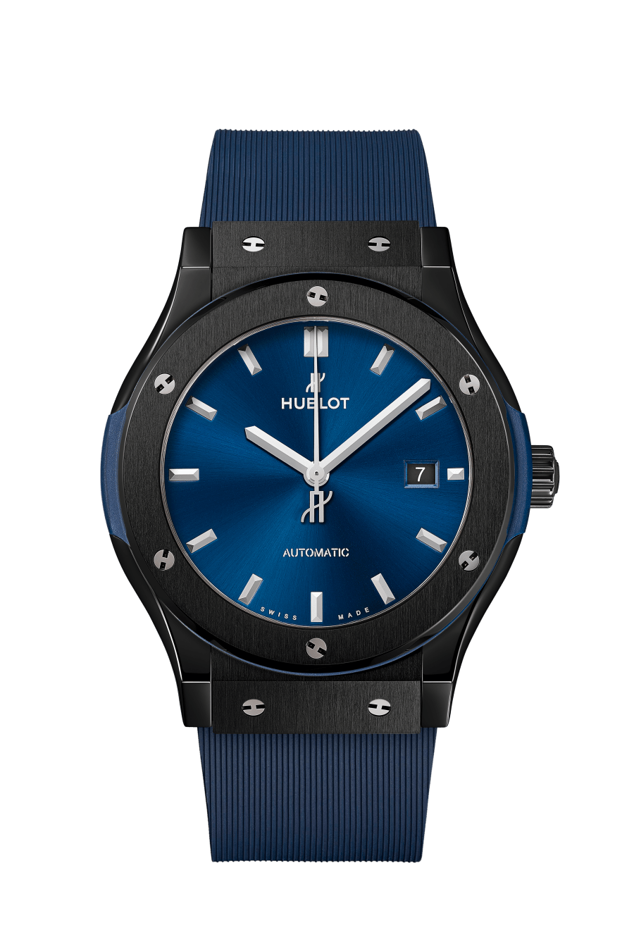 CLASSIC-FUSION-CERAMIC-BLUE-ON-RUBBER-42-MM