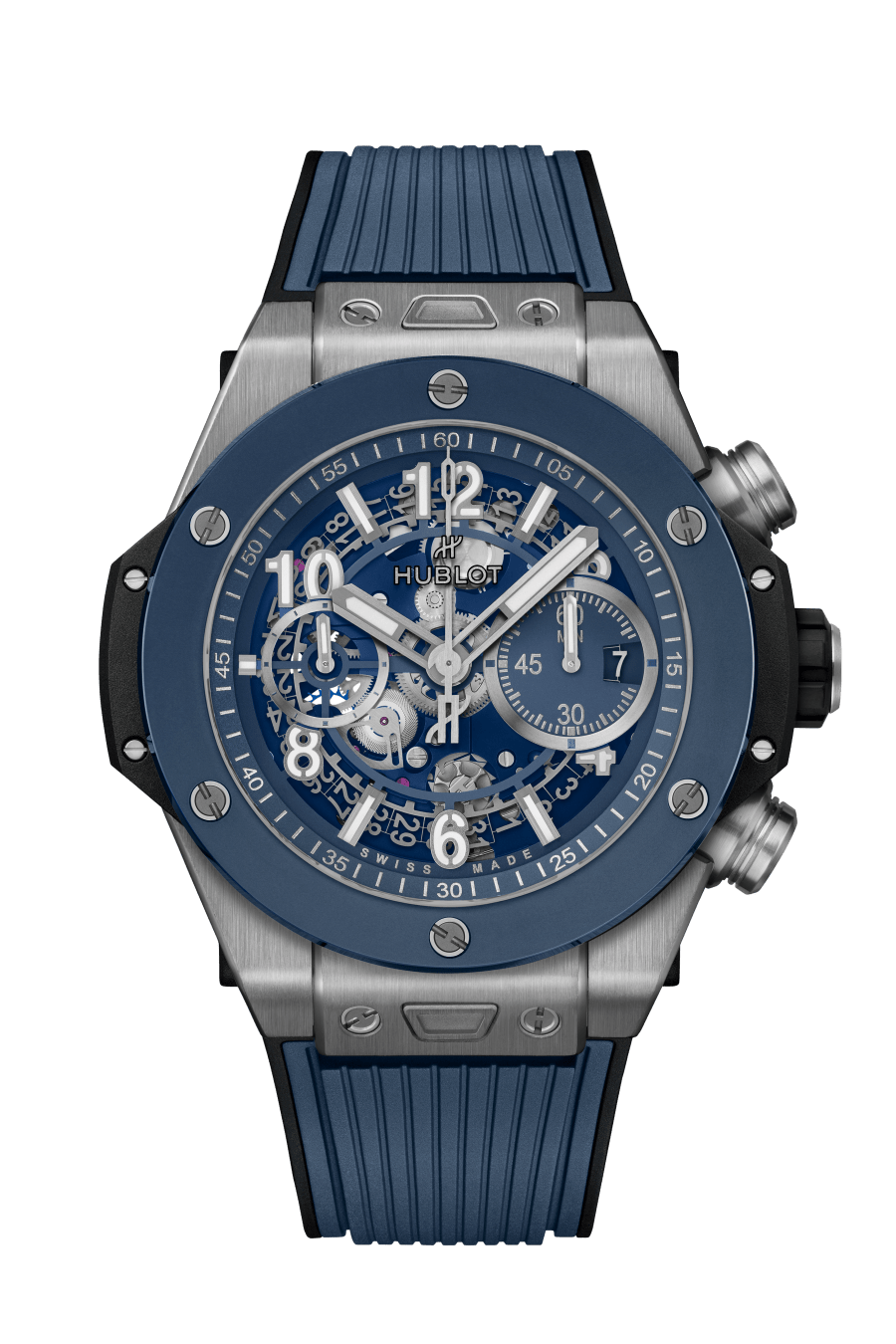 big bang unico titanium blue ceramic 44 mm shot