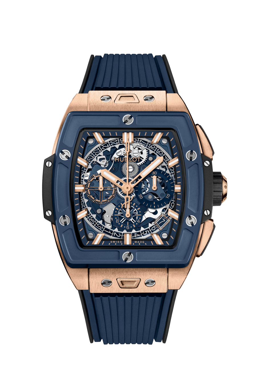 Spirit of Big Bang King Gold Blue Ceramic 42 mm Hublot