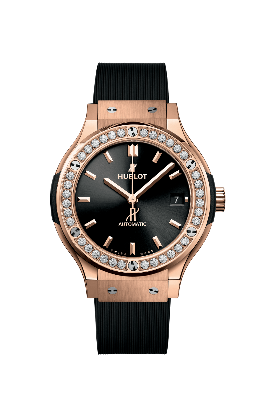 Classic Fusion King Gold Diamonds 38 mm, front view